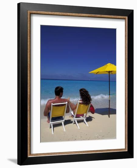 New Providence Beach View, Nassau, Bahamas, Caribbean-Greg Johnston-Framed Photographic Print