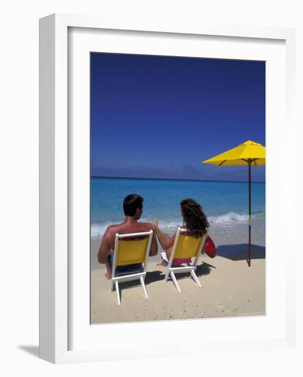 New Providence Beach View, Nassau, Bahamas, Caribbean-Greg Johnston-Framed Photographic Print