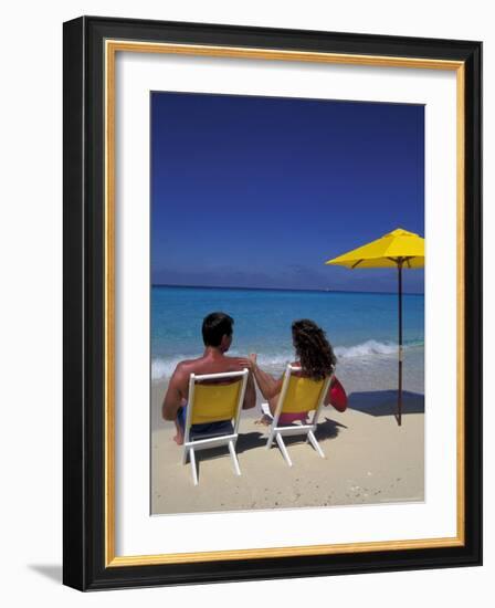 New Providence Beach View, Nassau, Bahamas, Caribbean-Greg Johnston-Framed Photographic Print