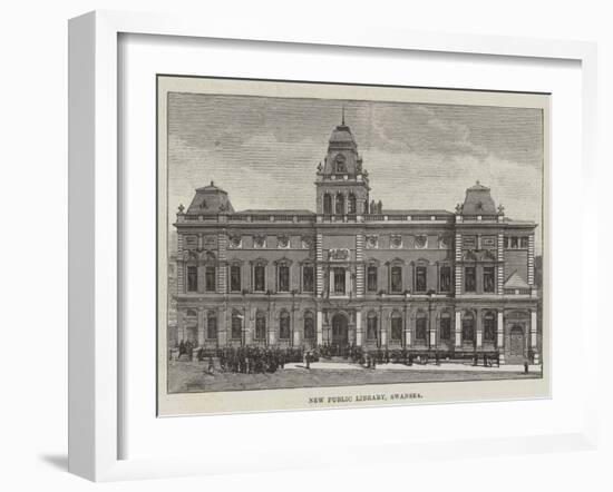 New Public Library, Swansea-null-Framed Giclee Print