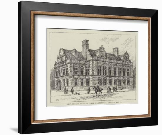 New Public Offices, West Hartlepool, Opened 1 May-Frank Watkins-Framed Giclee Print