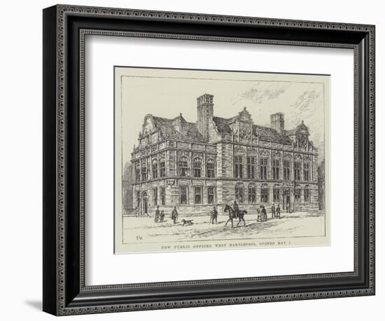 New Public Offices, West Hartlepool, Opened 1 May-Frank Watkins-Framed Giclee Print