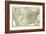 New Railroad Map of the United States and Dominion of Canada, c.1876-Warner & Beers-Framed Art Print