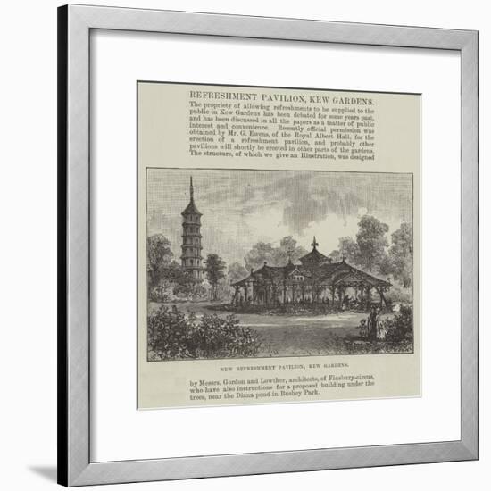 New Refreshment Pavilion, Kew Gardens-Frank Watkins-Framed Giclee Print