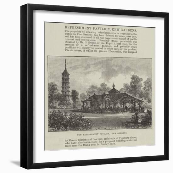 New Refreshment Pavilion, Kew Gardens-Frank Watkins-Framed Giclee Print