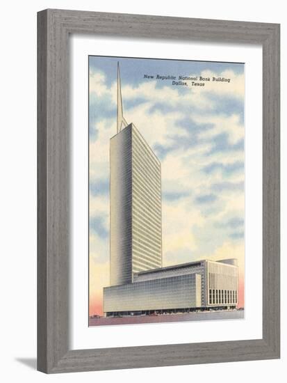 New Republic National Bank, Dallas-null-Framed Premium Giclee Print