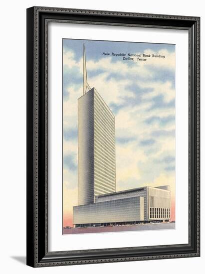 New Republic National Bank, Dallas-null-Framed Premium Giclee Print