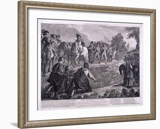 New River Head, Finsbury, London, C1740-George Bickham-Framed Giclee Print