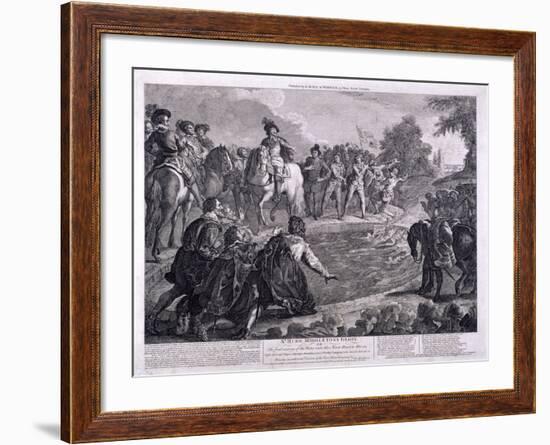 New River Head, Finsbury, London, C1740-George Bickham-Framed Giclee Print