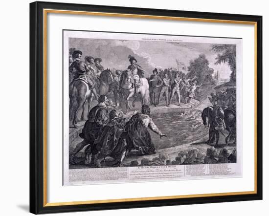 New River Head, Finsbury, London, C1740-George Bickham-Framed Giclee Print