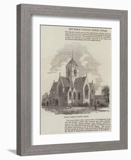 New Roman Catholic Church, Poplar-null-Framed Giclee Print