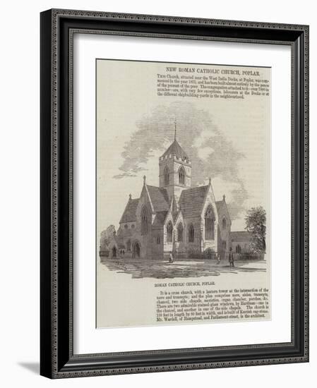 New Roman Catholic Church, Poplar-null-Framed Giclee Print