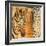 New Safari on Gold Square I-Patricia Pinto-Framed Art Print