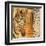 New Safari on Gold Square I-Patricia Pinto-Framed Art Print