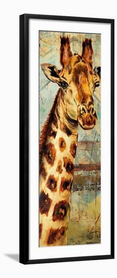 New Safari on Teal I-Patricia Pinto-Framed Art Print