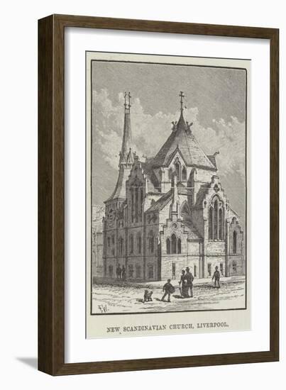 New Scandinavian Church, Liverpool-Frank Watkins-Framed Giclee Print