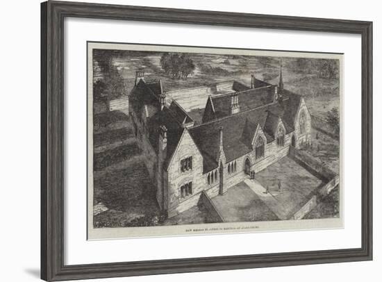 New Schools in Course of Erection at Stantonbury-null-Framed Giclee Print