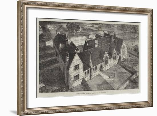 New Schools in Course of Erection at Stantonbury-null-Framed Giclee Print