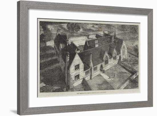 New Schools in Course of Erection at Stantonbury-null-Framed Giclee Print