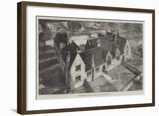 New Schools in Course of Erection at Stantonbury-null-Framed Giclee Print