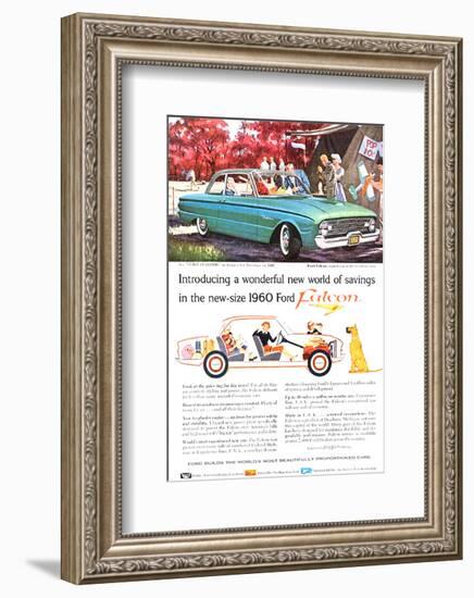 New-Size 1960 Ford Falcon-null-Framed Art Print