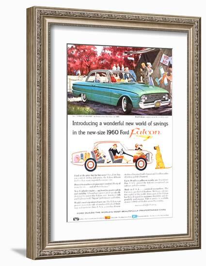 New-Size 1960 Ford Falcon-null-Framed Art Print