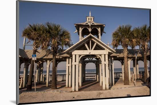 New Smyrna Beach Boardwalk, Florida, USA-Lisa S. Engelbrecht-Mounted Photographic Print