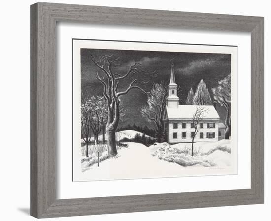 New Snow-Ernest Fiene-Framed Collectable Print