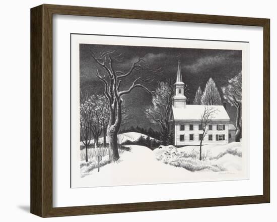 New Snow-Ernest Fiene-Framed Collectable Print