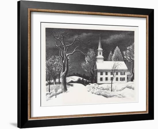 New Snow-Ernest Fiene-Framed Collectable Print