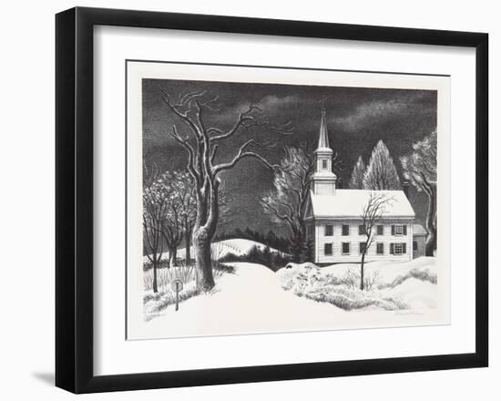 New Snow-Ernest Fiene-Framed Collectable Print