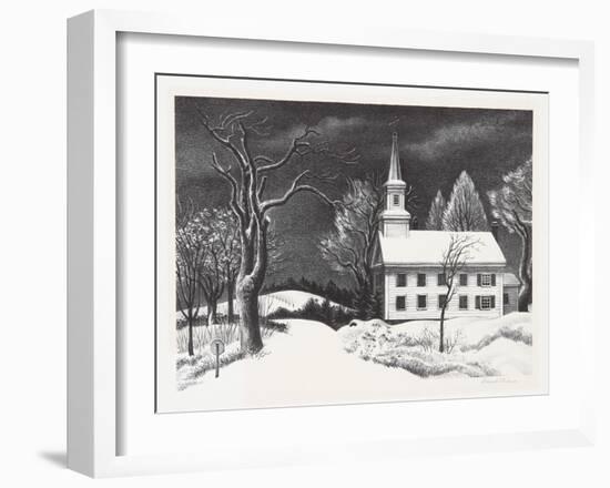 New Snow-Ernest Fiene-Framed Collectable Print