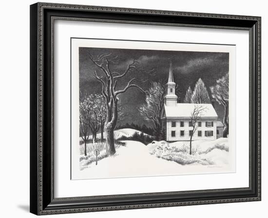 New Snow-Ernest Fiene-Framed Collectable Print