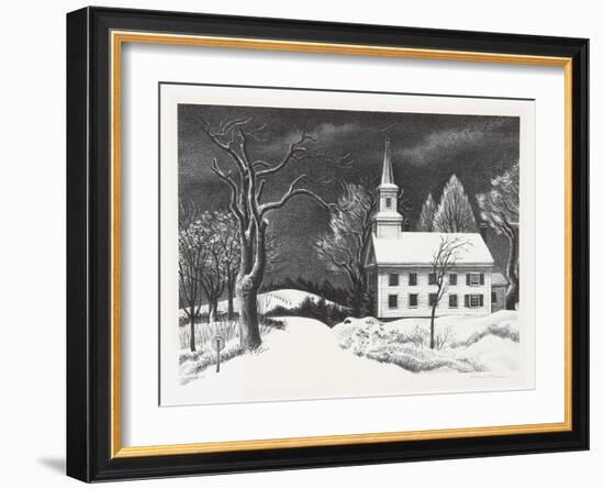 New Snow-Ernest Fiene-Framed Collectable Print