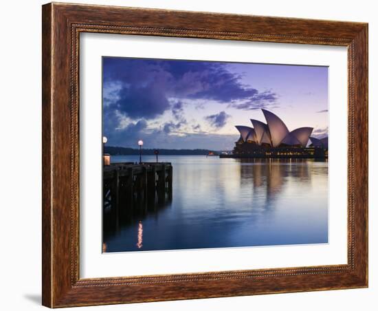 New South Wales, Sydney, Sydney Opera House, Australia-Walter Bibikow-Framed Photographic Print