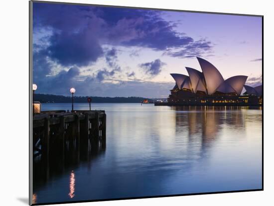 New South Wales, Sydney, Sydney Opera House, Australia-Walter Bibikow-Mounted Photographic Print