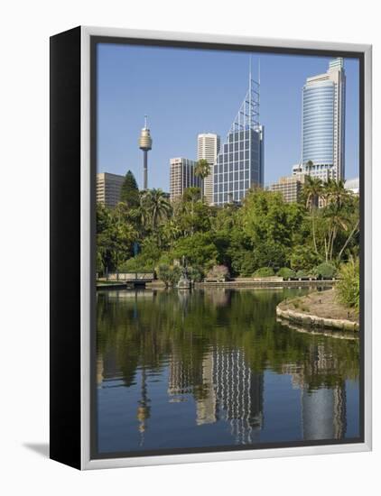 New South Wales, Sydney, the Green Surrounds of the Royal Botanic Gardens, Australia-Andrew Watson-Framed Premier Image Canvas