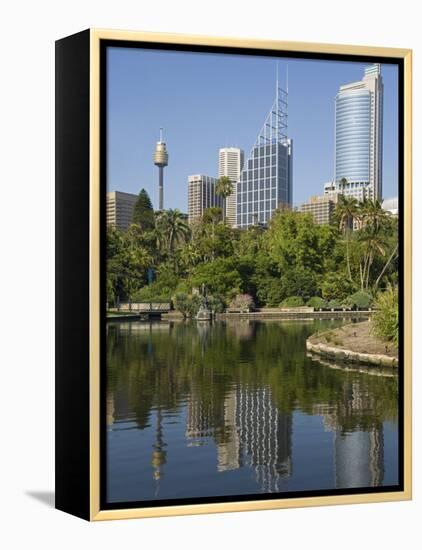 New South Wales, Sydney, the Green Surrounds of the Royal Botanic Gardens, Australia-Andrew Watson-Framed Premier Image Canvas