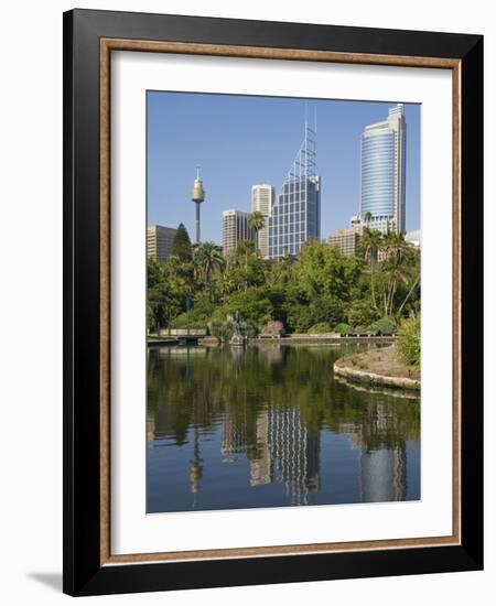 New South Wales, Sydney, the Green Surrounds of the Royal Botanic Gardens, Australia-Andrew Watson-Framed Photographic Print