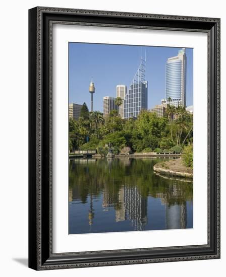 New South Wales, Sydney, the Green Surrounds of the Royal Botanic Gardens, Australia-Andrew Watson-Framed Photographic Print