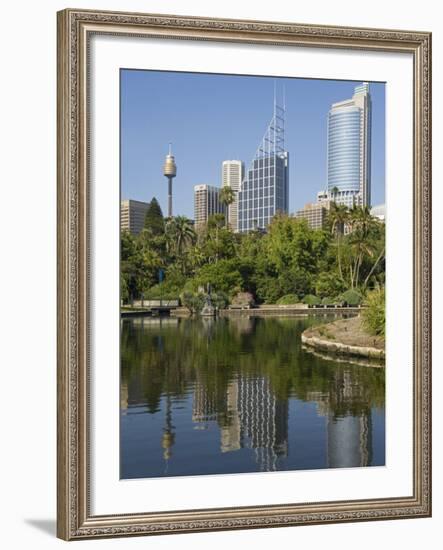 New South Wales, Sydney, the Green Surrounds of the Royal Botanic Gardens, Australia-Andrew Watson-Framed Photographic Print