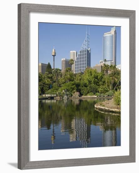 New South Wales, Sydney, the Green Surrounds of the Royal Botanic Gardens, Australia-Andrew Watson-Framed Photographic Print