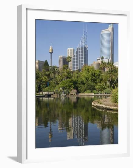 New South Wales, Sydney, the Green Surrounds of the Royal Botanic Gardens, Australia-Andrew Watson-Framed Photographic Print