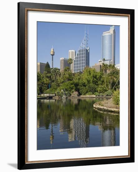 New South Wales, Sydney, the Green Surrounds of the Royal Botanic Gardens, Australia-Andrew Watson-Framed Photographic Print