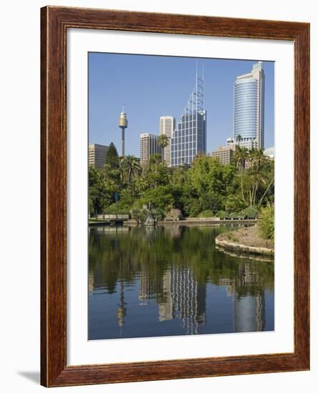 New South Wales, Sydney, the Green Surrounds of the Royal Botanic Gardens, Australia-Andrew Watson-Framed Photographic Print