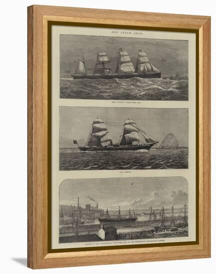 New Steam Ships-null-Framed Premier Image Canvas