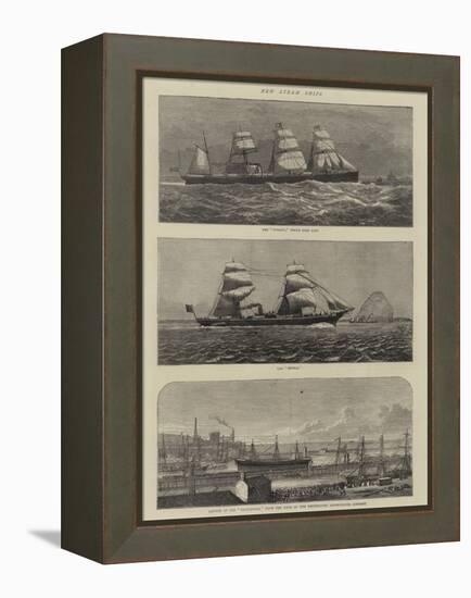 New Steam Ships-null-Framed Premier Image Canvas