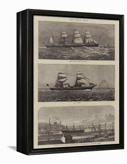 New Steam Ships-null-Framed Premier Image Canvas