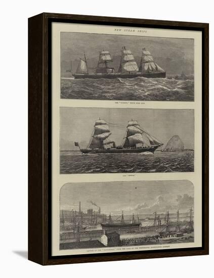 New Steam Ships-null-Framed Premier Image Canvas