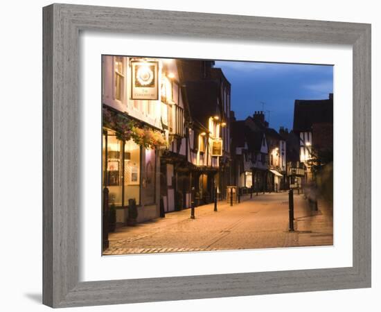 New Street, Worcester, Worcestershire, England, United Kingdom, Europe-Lawrence Graham-Framed Photographic Print